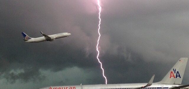 Awesome Pic from Miami Airport during storm